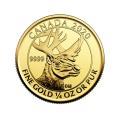 Canada $10 Quarter Ounce Gold Elk 2020 BU